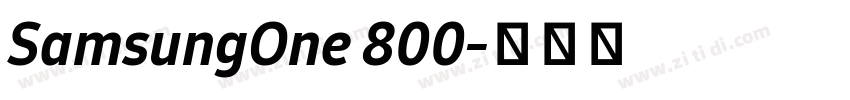 SamsungOne 800字体转换